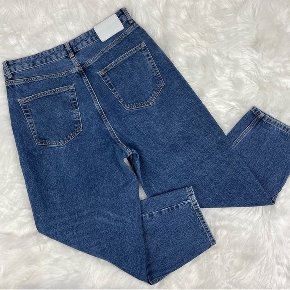 PULL&BEAR Mom Jeans, Medium Wash Size 10 - Picture 2 of 8